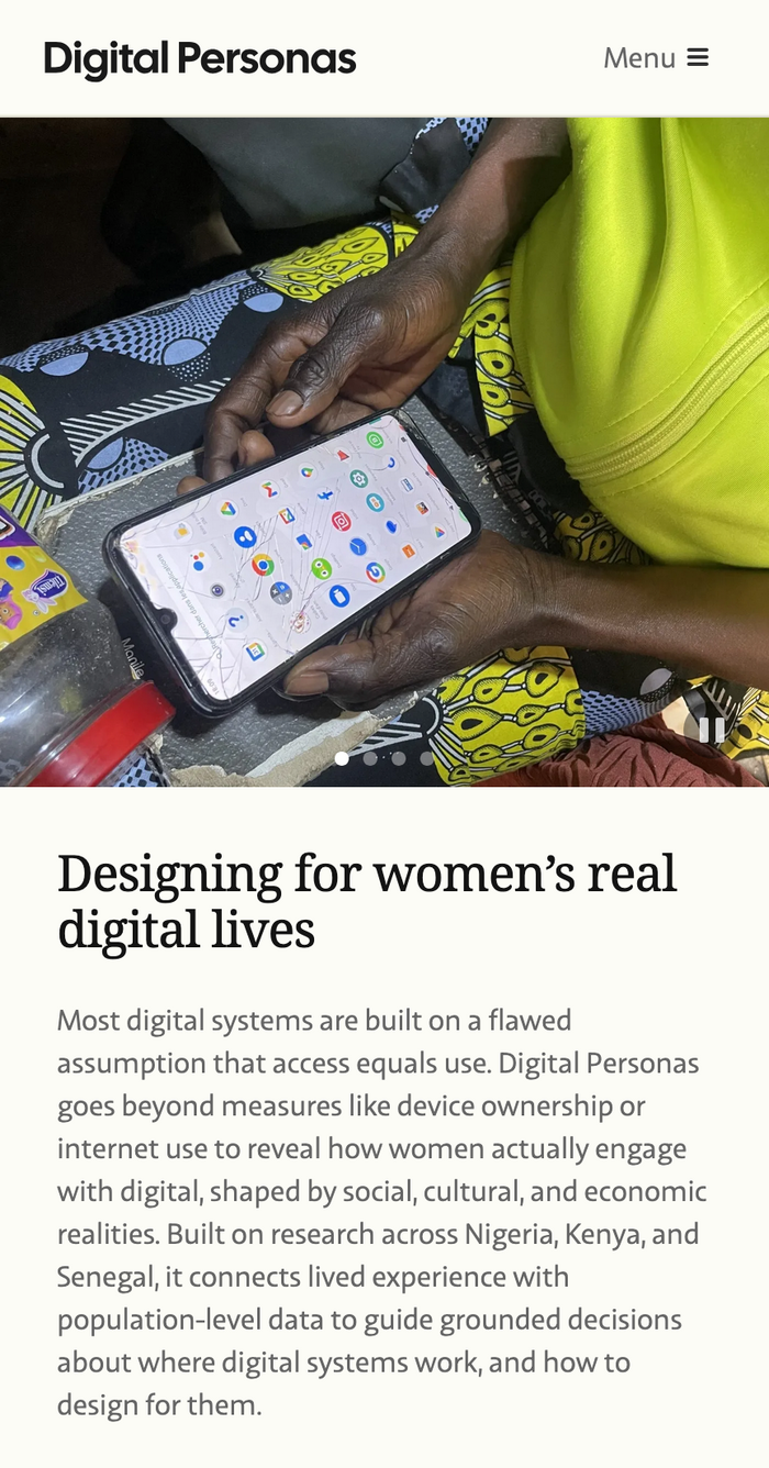 Digital Personas Home