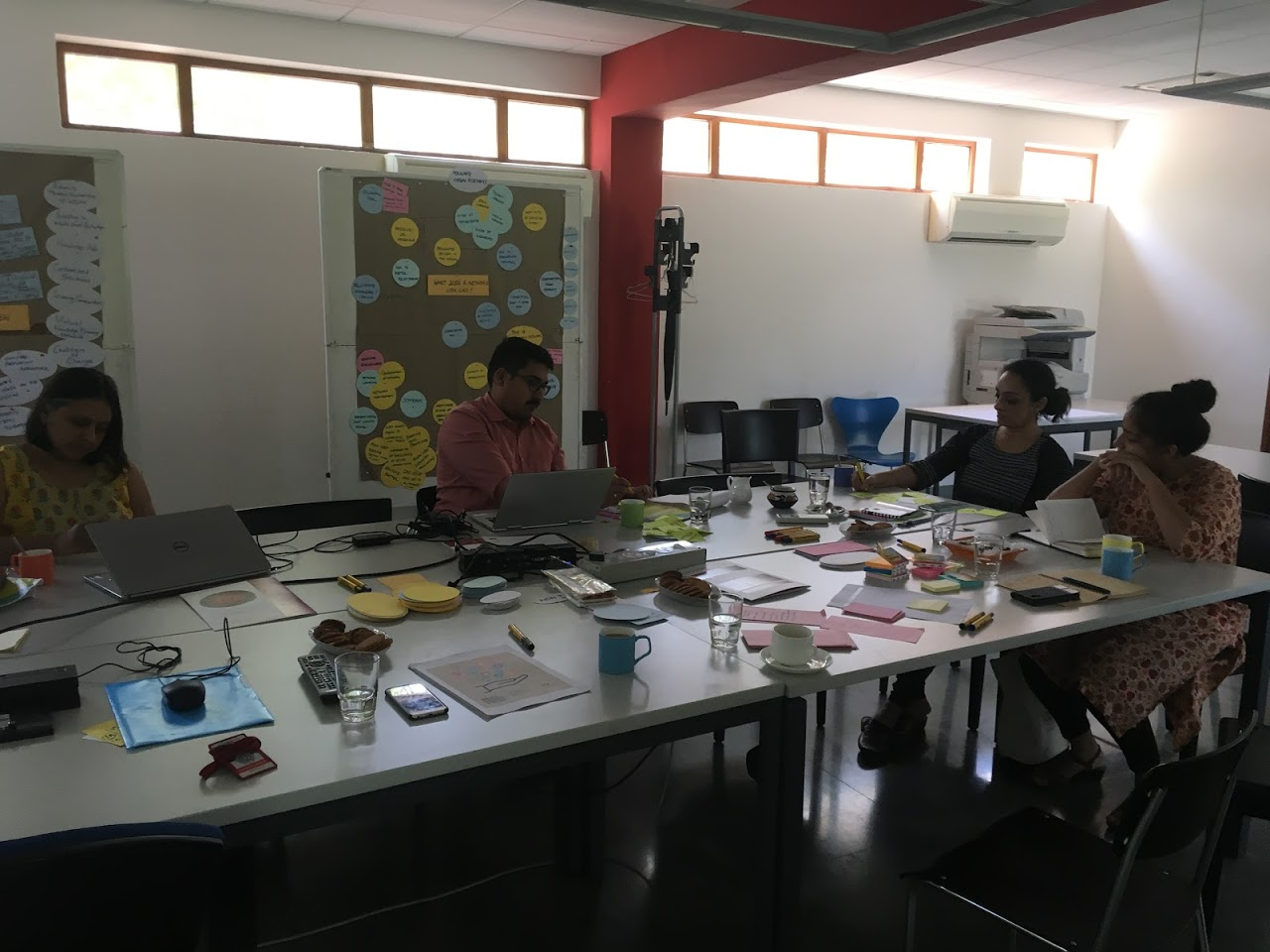 Clients brainstorming