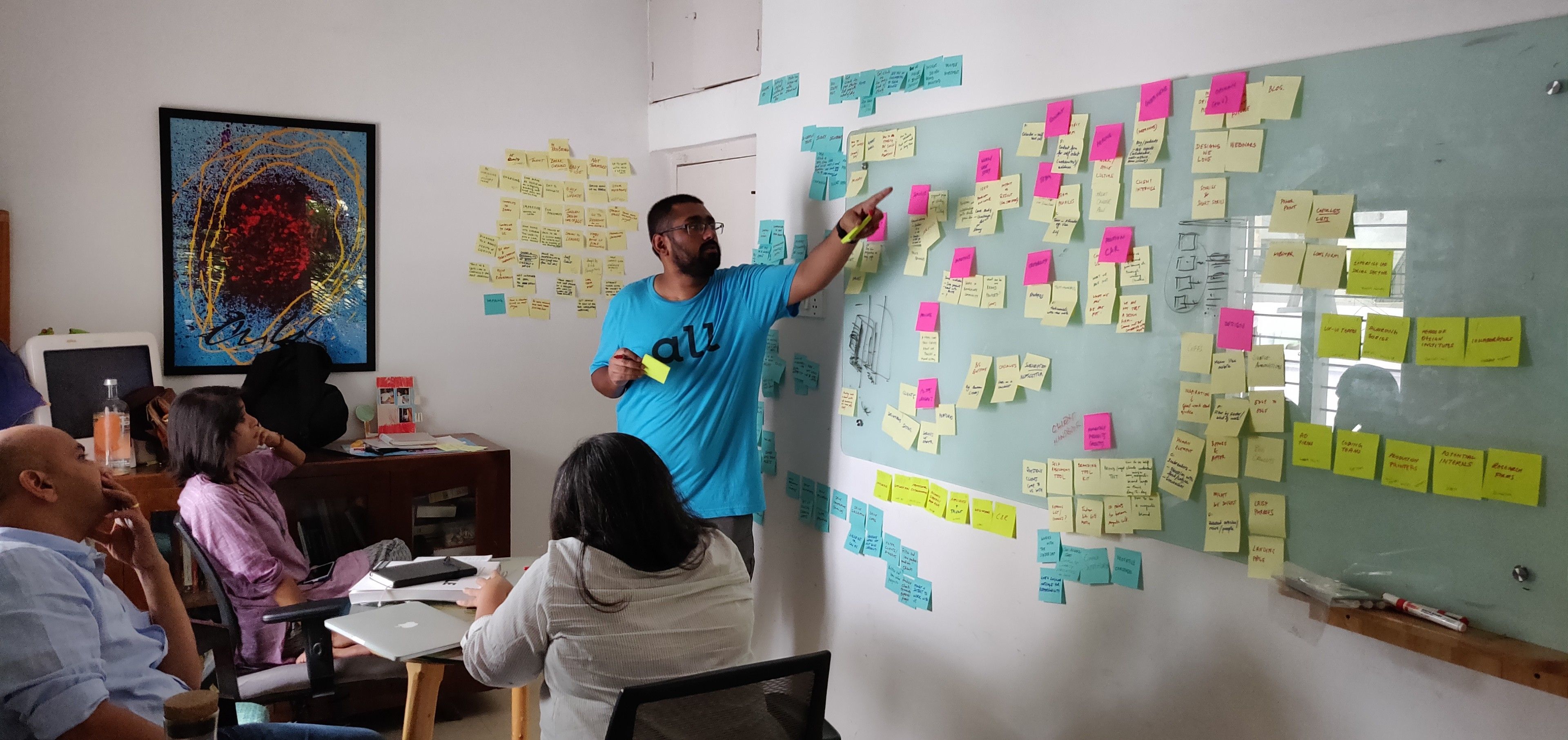 Souvik leading a session