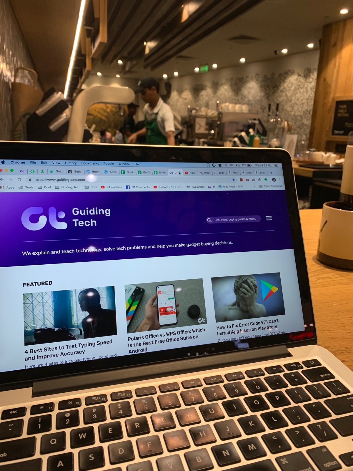 Guiding Tech dot com home page