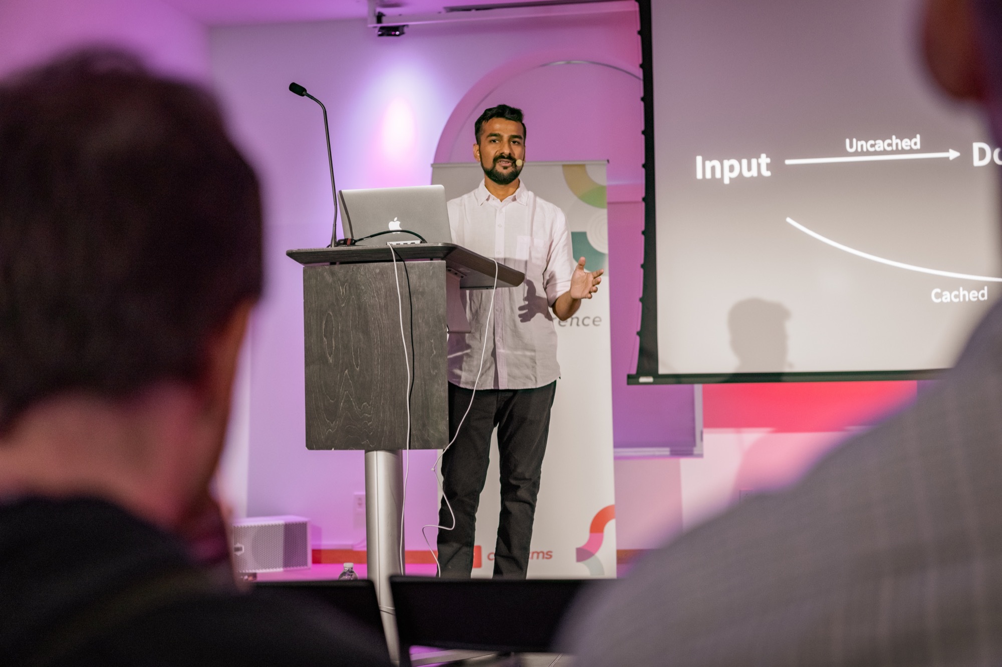 Prateek speaking at Dot All 2019